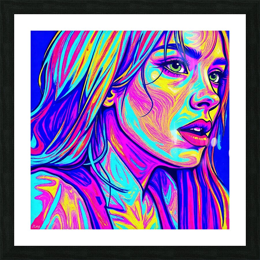 RAINBOW GAGA Picture Frame print