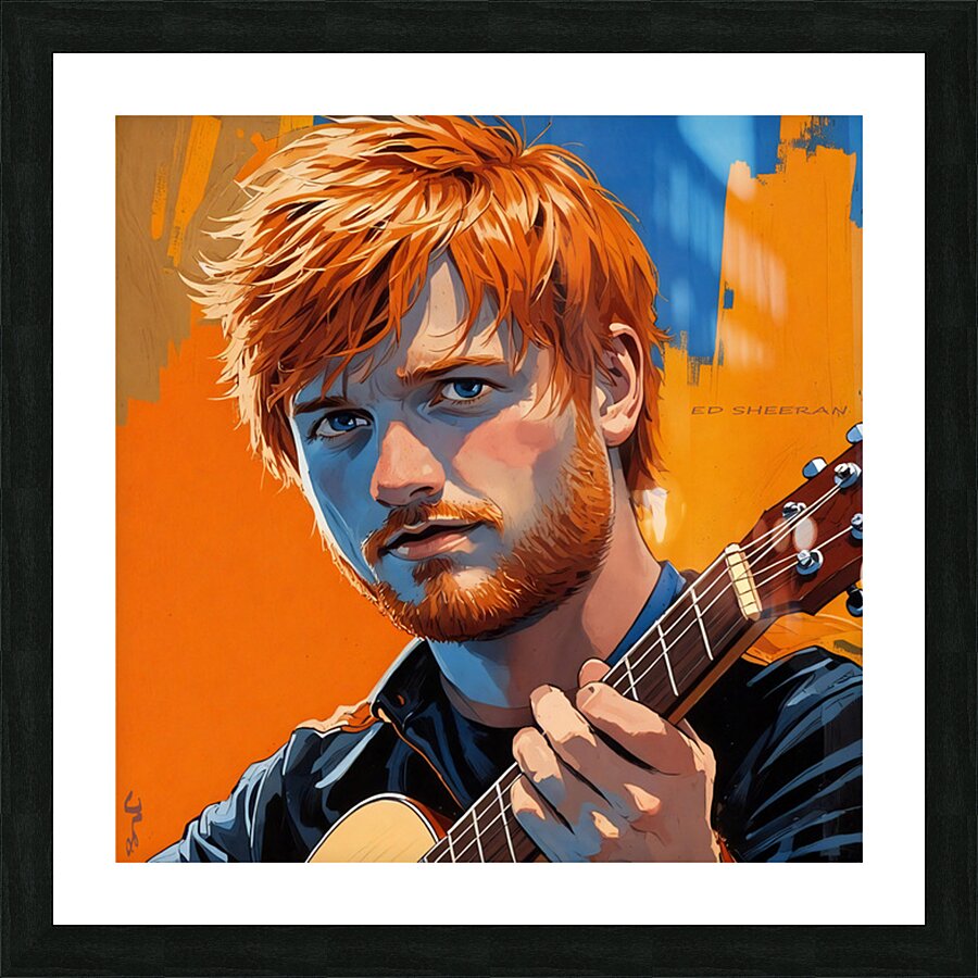 ORANGE ED Picture Frame print