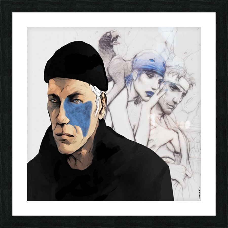 BILAL BLUES Picture Frame print