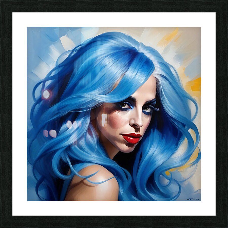 GAGA BLUE Picture Frame print