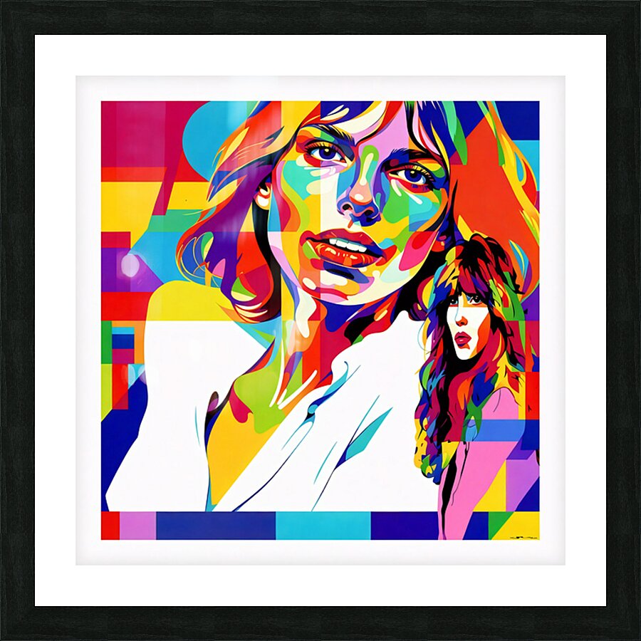 POP JANE & LOU Picture Frame print