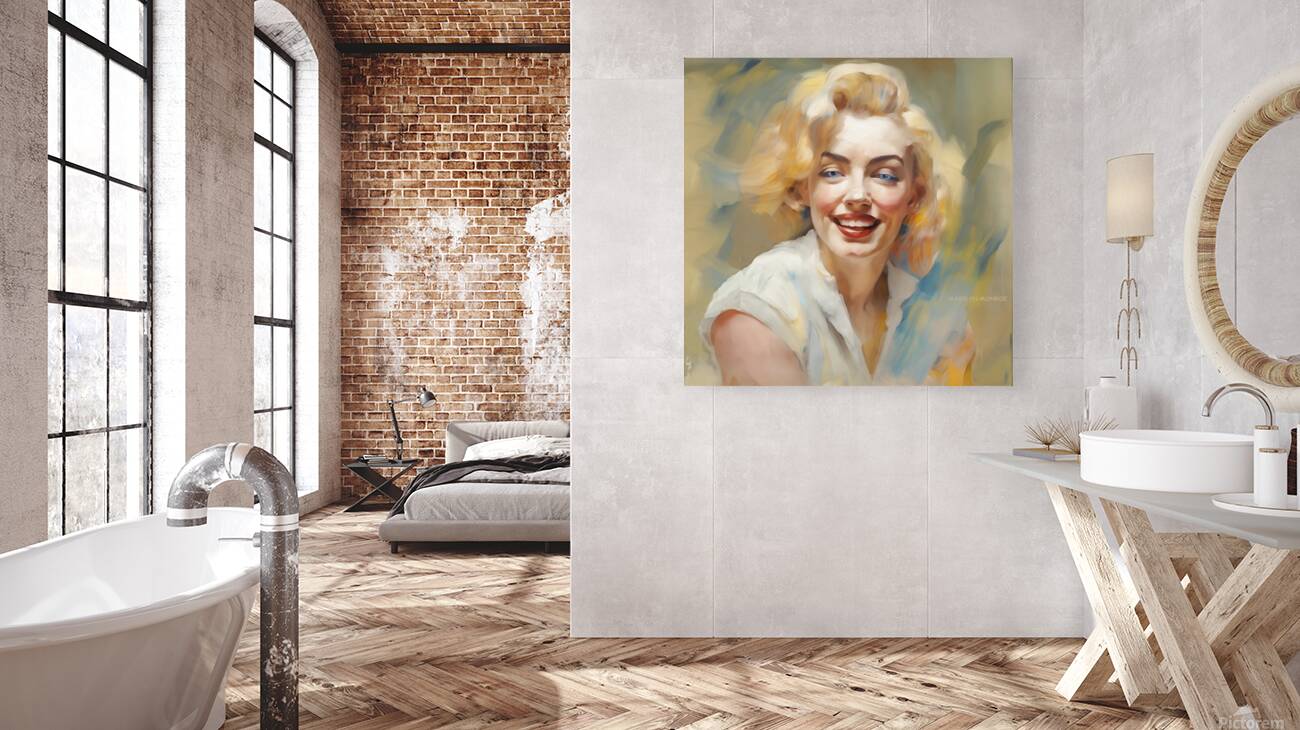 SMILING MARILYN Reproduction