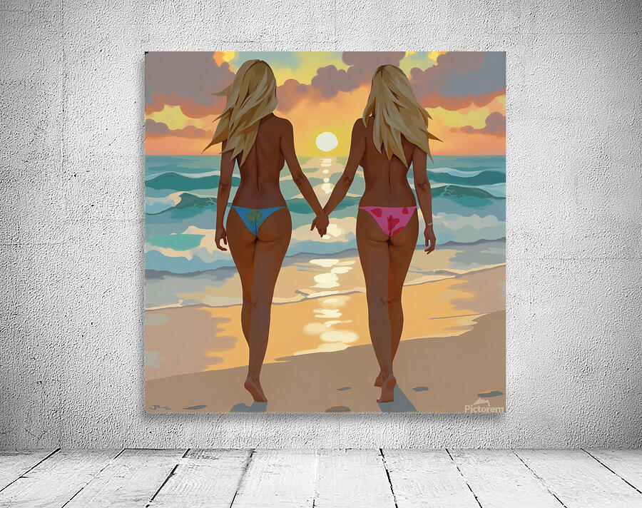 PINK BEACH Wall Preview