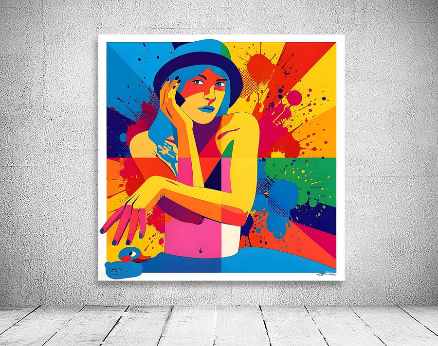 POP BLUE DOCK Wall Preview