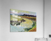 A river at sunset Acrylic Print