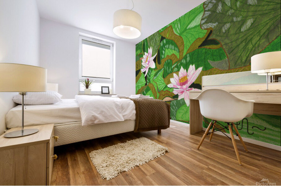 Pond lilies  Mural print