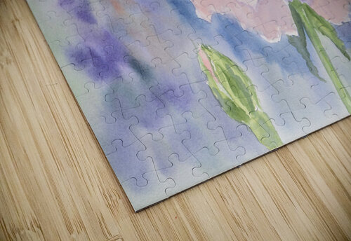 A pink rose Anton Liachovic puzzle