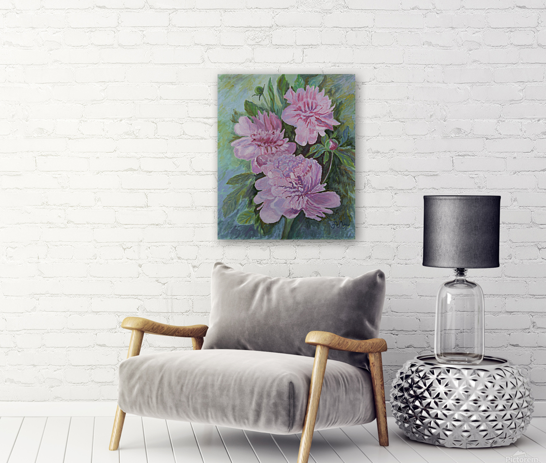 Pink peonies Reproduction