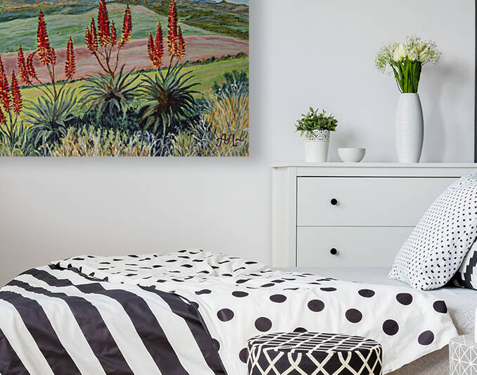 Spear-shaped aloes at Albertinia_South Africa by Anton Liachovic
