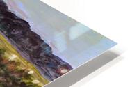 A river at sunset HD Metal print
