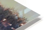 Sunset over a river HD Metal print