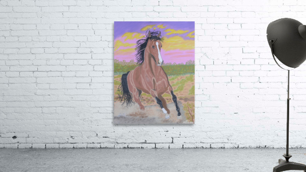 A jumping horse Wall Preview