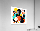 A slick shiny abstract shapes Acrylic Print
