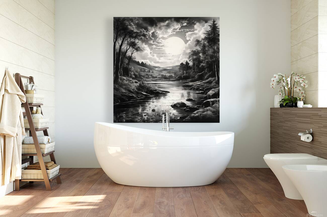 Monochrome Serenity Reproduction