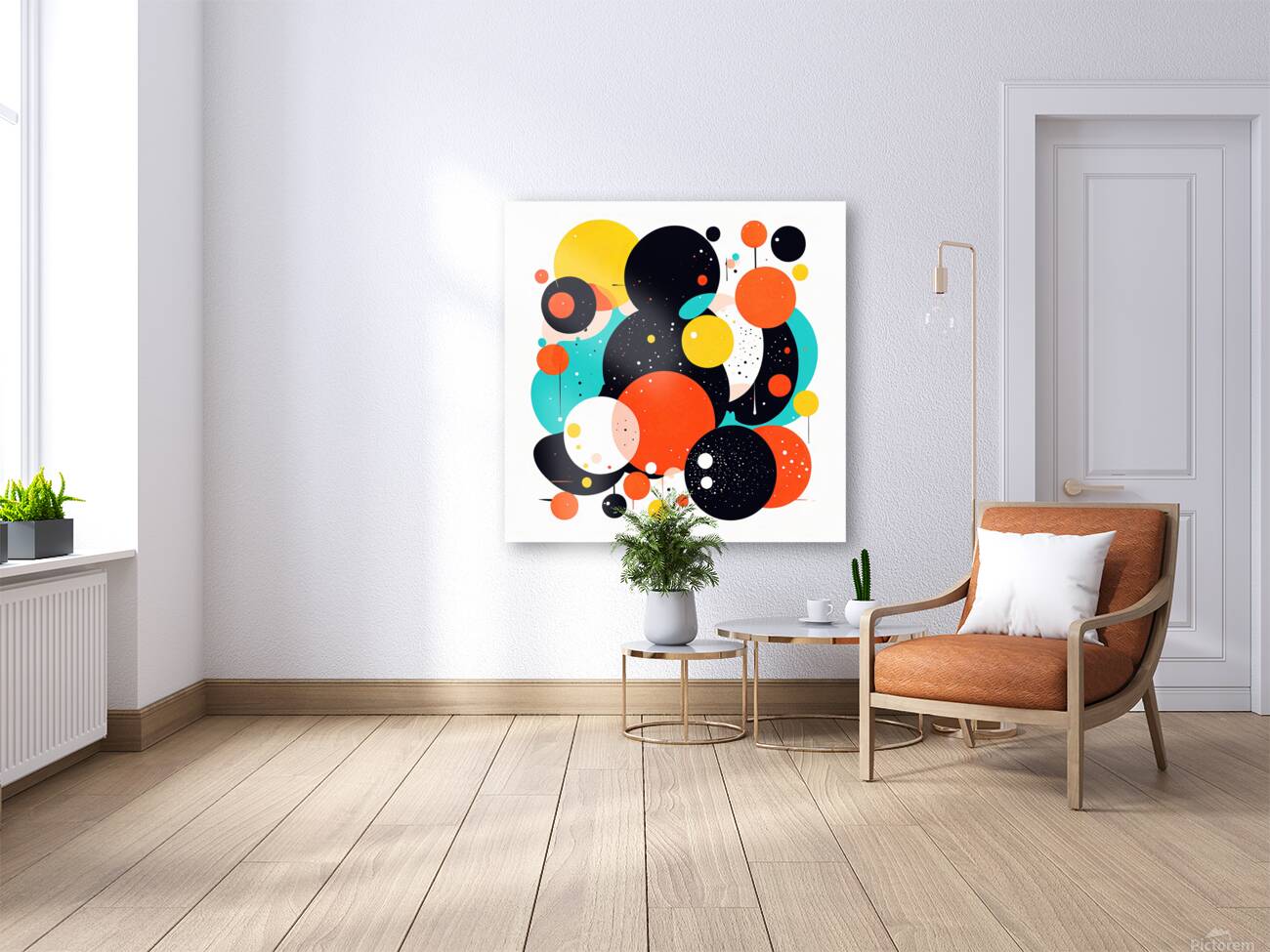 A slick shiny abstract shapes Reproduction