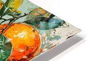 Orange artwork HD Metal print