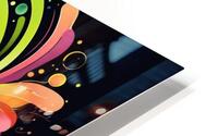 Vibrant Abstract Swirling Patterns HD Metal print