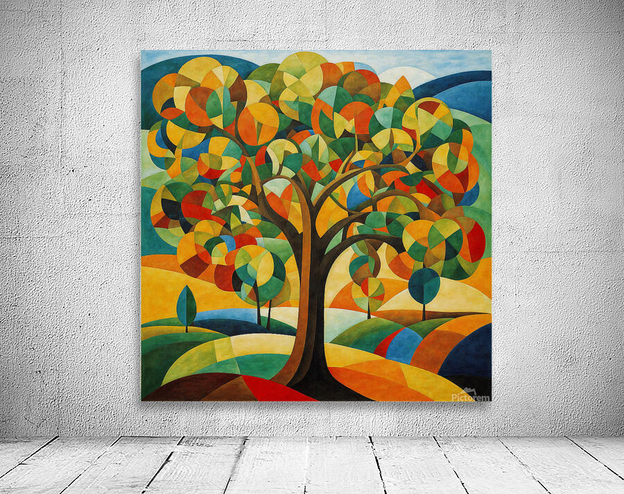 Tree painting Wall Preview