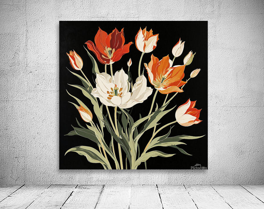 Tulip flowers Wall Preview