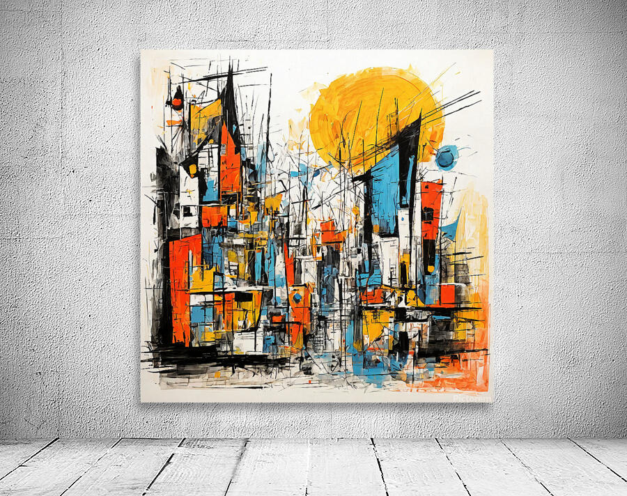 A vibrant cityscape Wall Preview