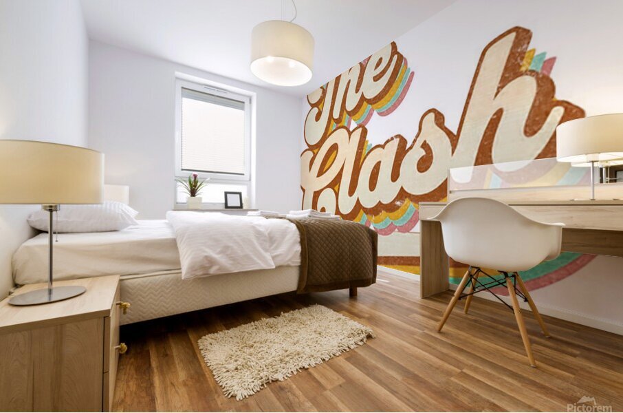 The Clash 45 Mural print