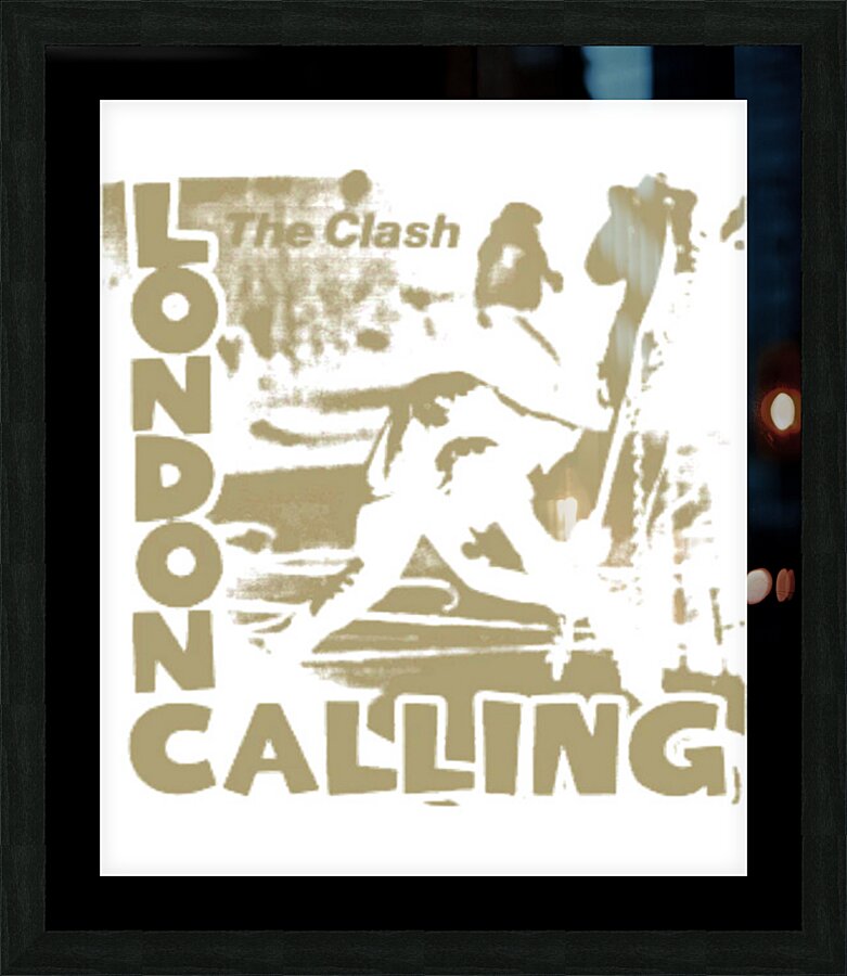 The Clash 3 Picture Frame print