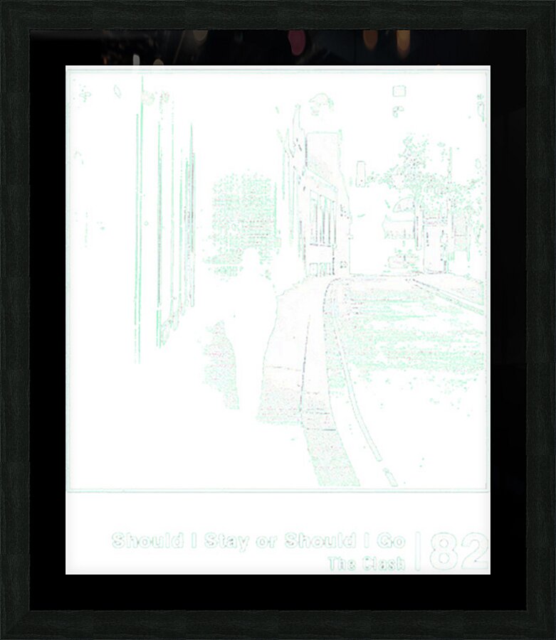 The Clash 4 Picture Frame print
