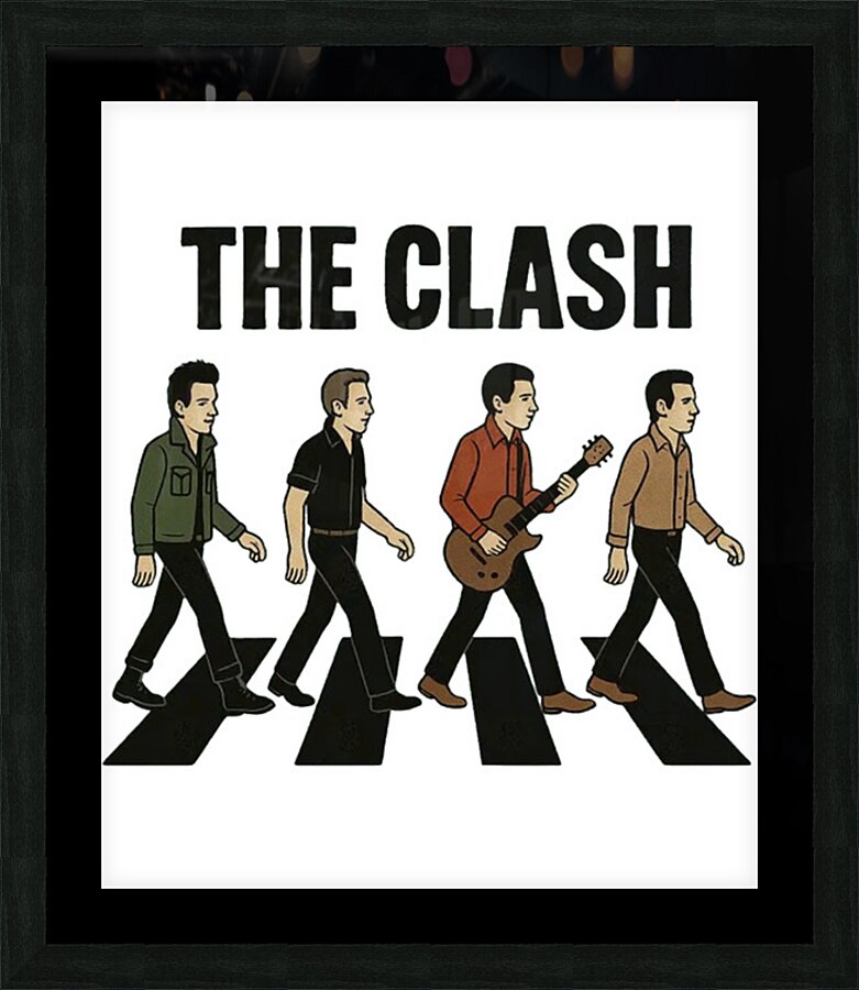 The Clash 5 Picture Frame print