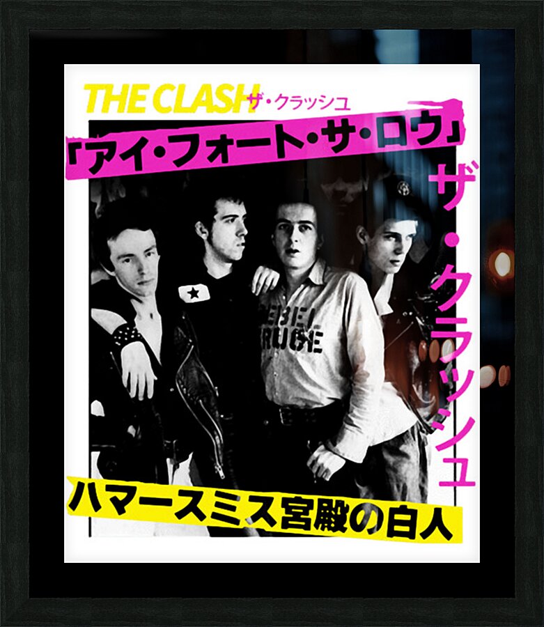 The Clash 7 Picture Frame print