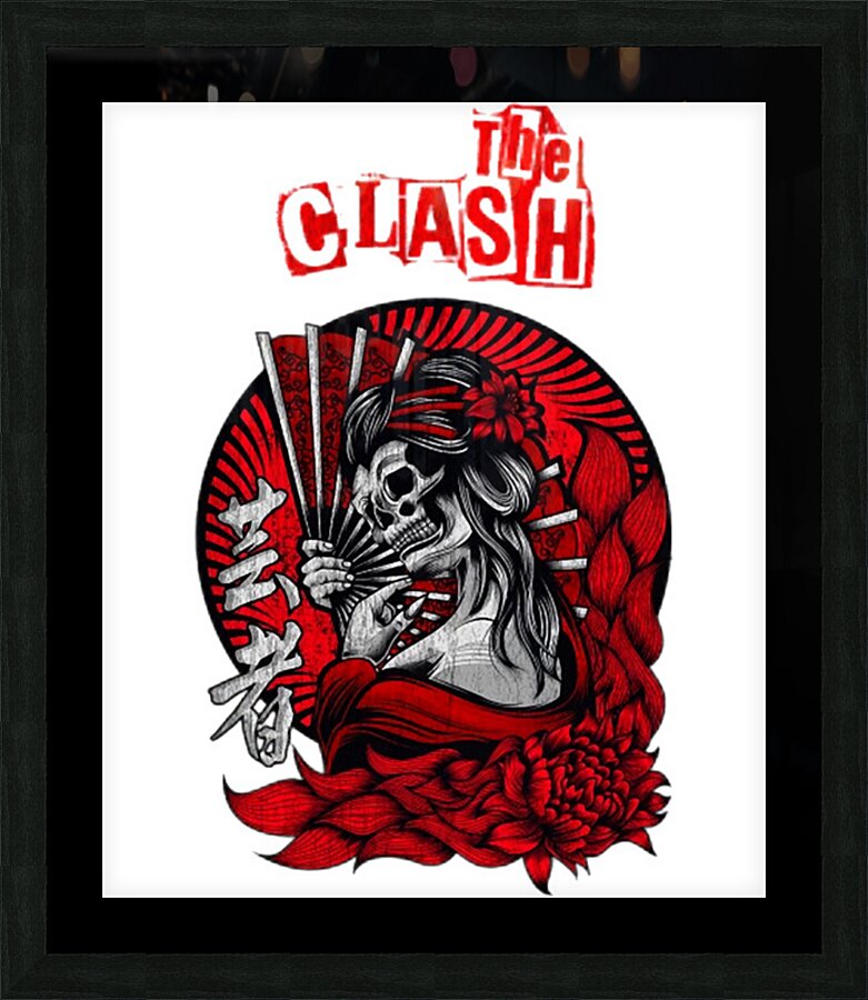 The Clash 8 Picture Frame print