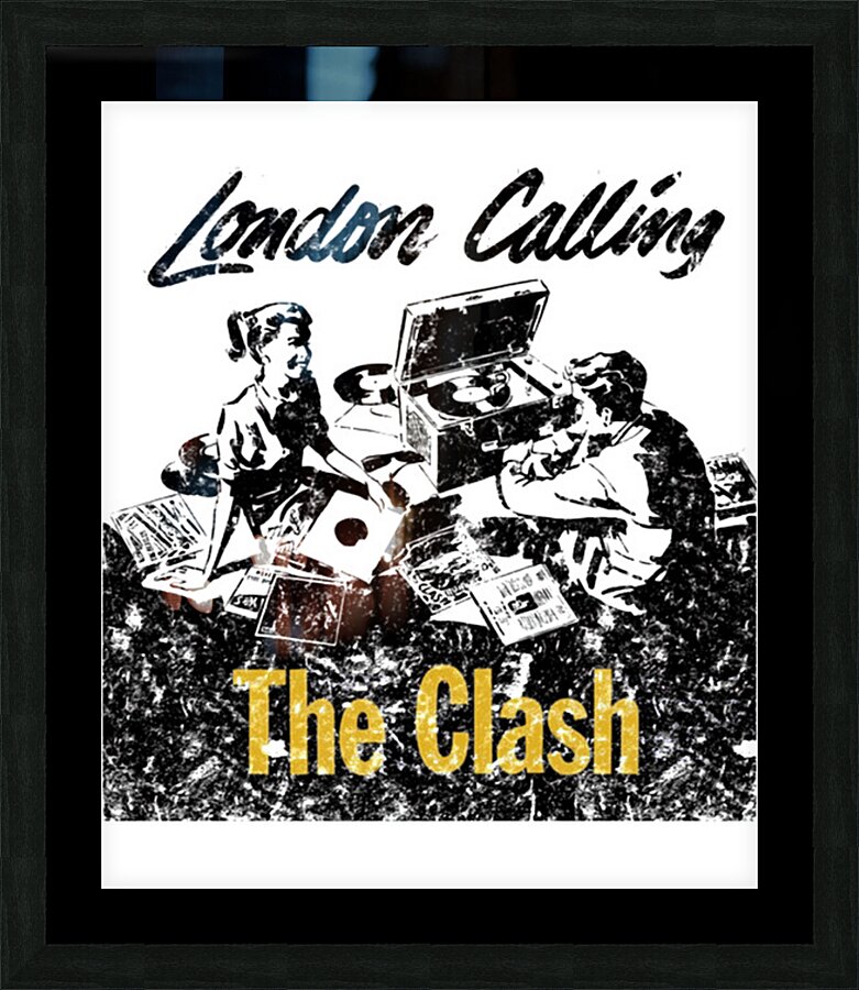 The Clash 13 Picture Frame print