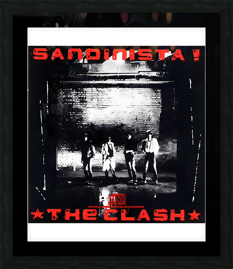 The Clash 14 Picture Frame print