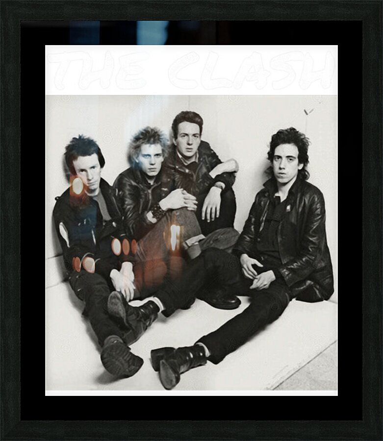 The Clash 15 Picture Frame print