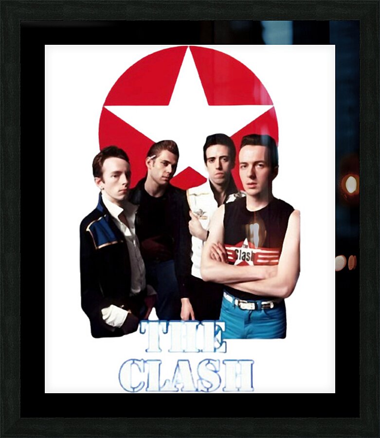 The Clash 16 Picture Frame print