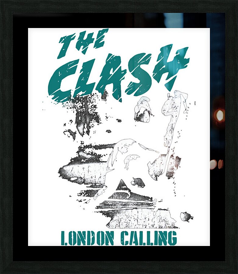 The Clash 25 Picture Frame print