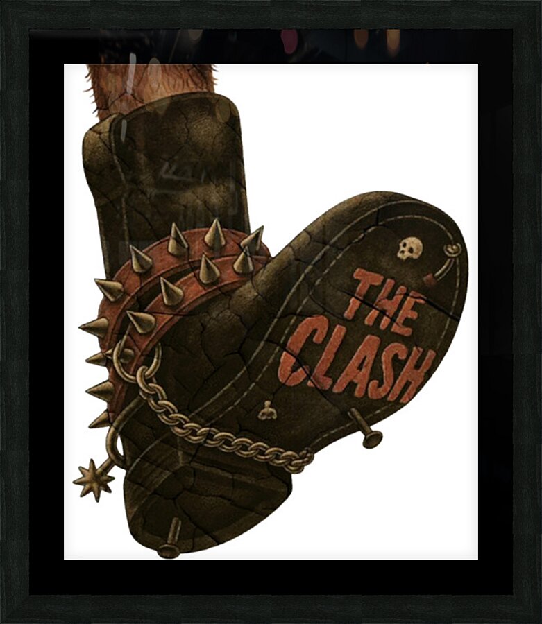 The Clash 27 Picture Frame print