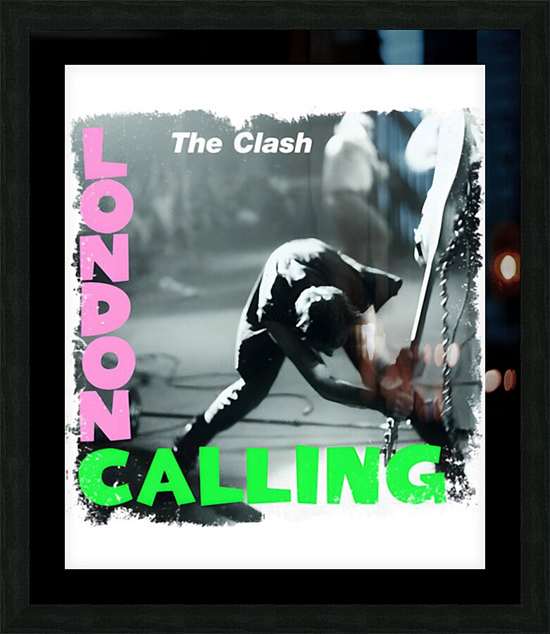 The Clash 30 Picture Frame print