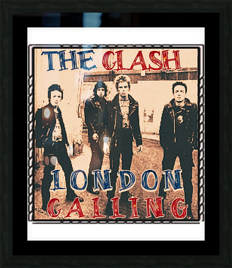 The Clash 31 Picture Frame print