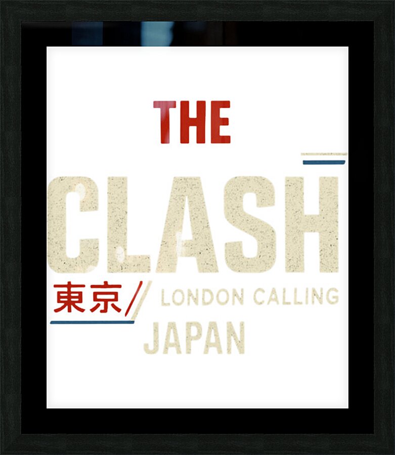 The Clash 32 Picture Frame print