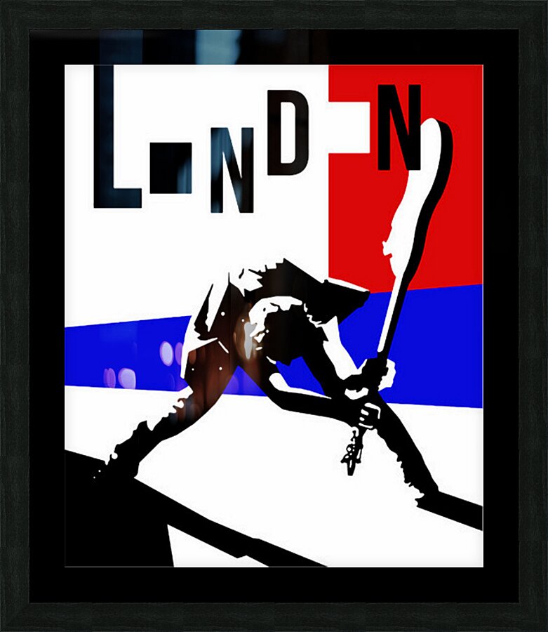 The Clash 35 Picture Frame print