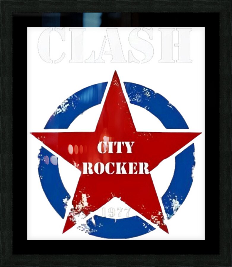 The Clash 36 Picture Frame print