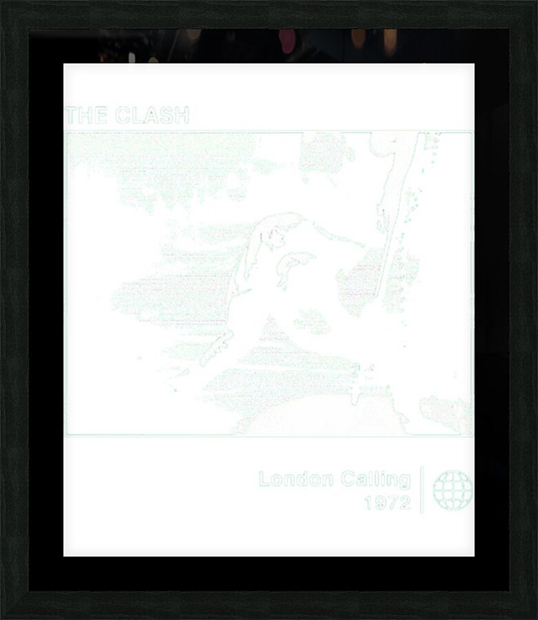 The Clash 37 Picture Frame print