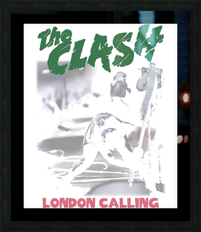 The Clash 38 Picture Frame print