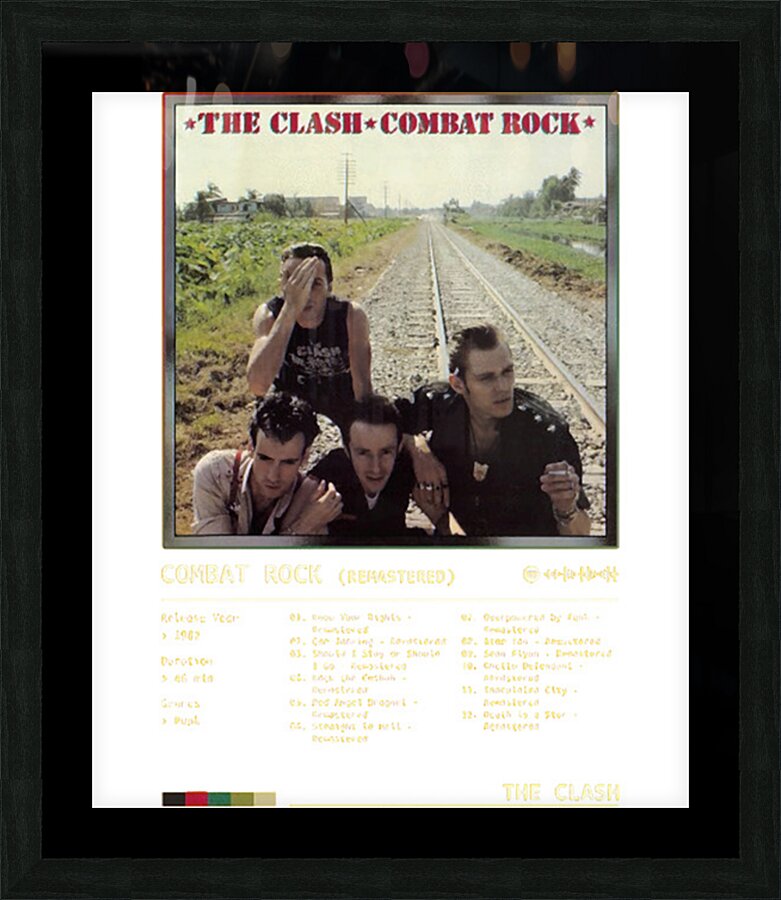 The Clash 40 Picture Frame print