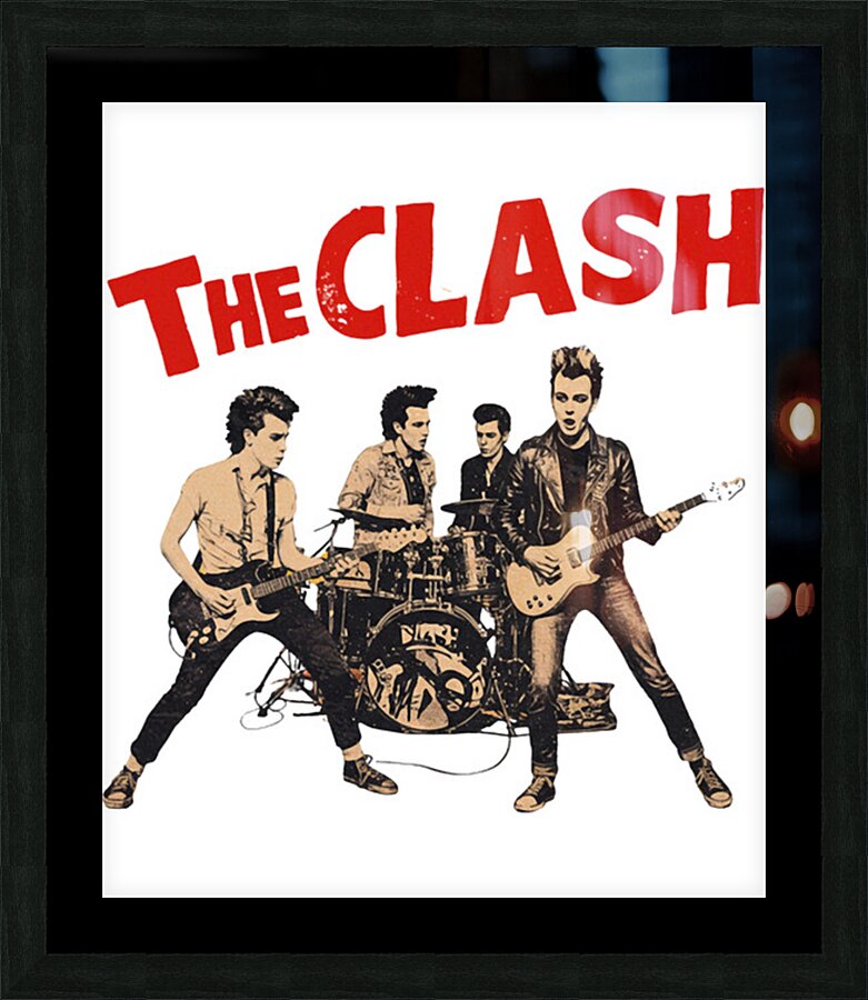 The Clash 41 Picture Frame print