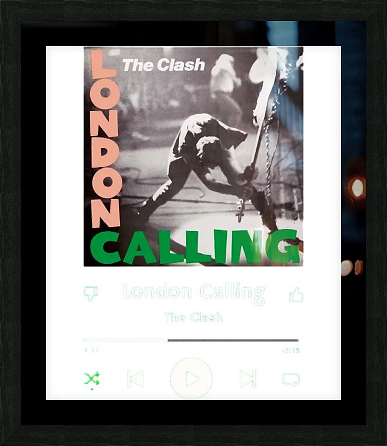 The Clash 46 Picture Frame print