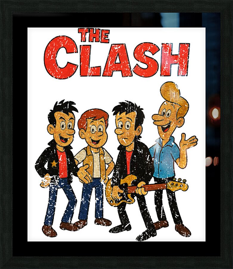 The Clash 48 Picture Frame print