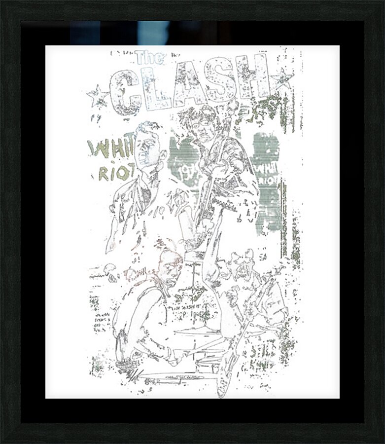 The Clash 19 Picture Frame print
