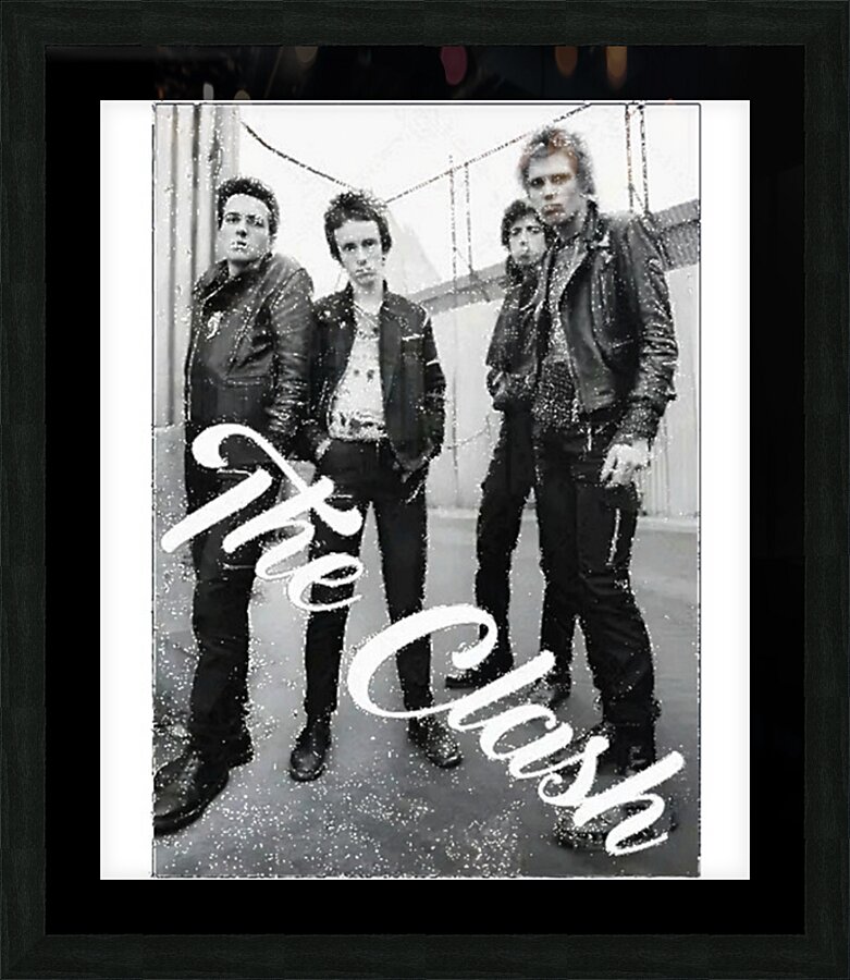 The Clash 25 Picture Frame print