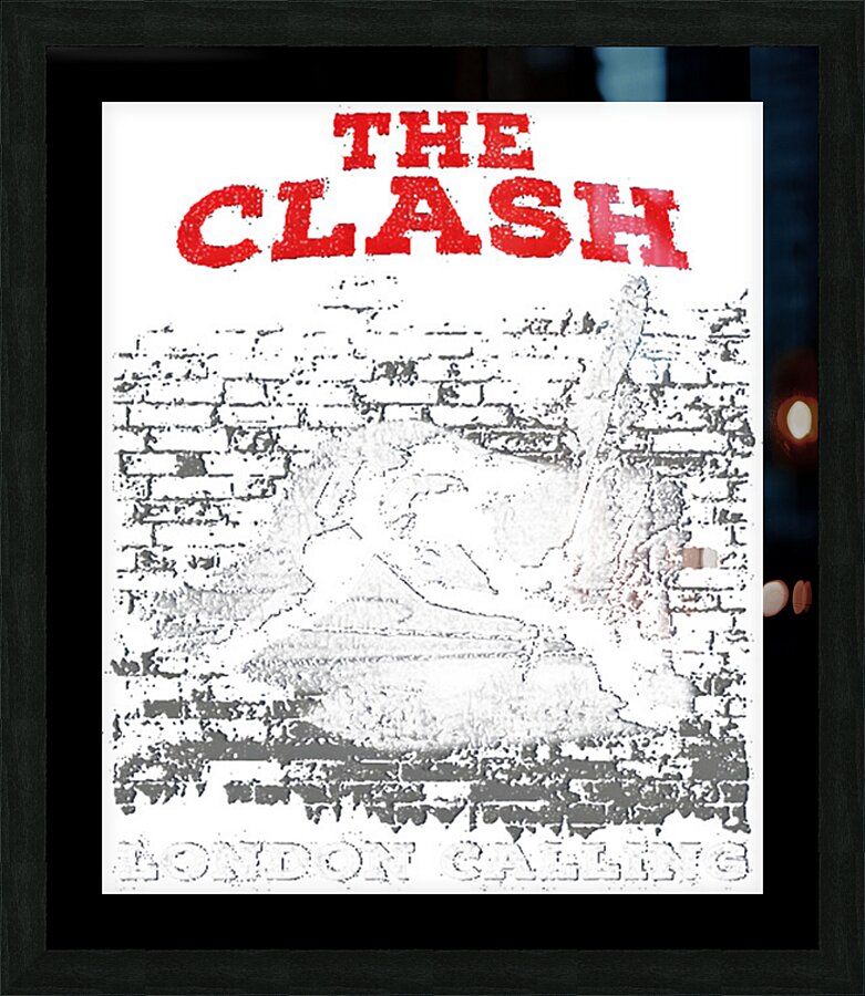 The Clash 27 Picture Frame print